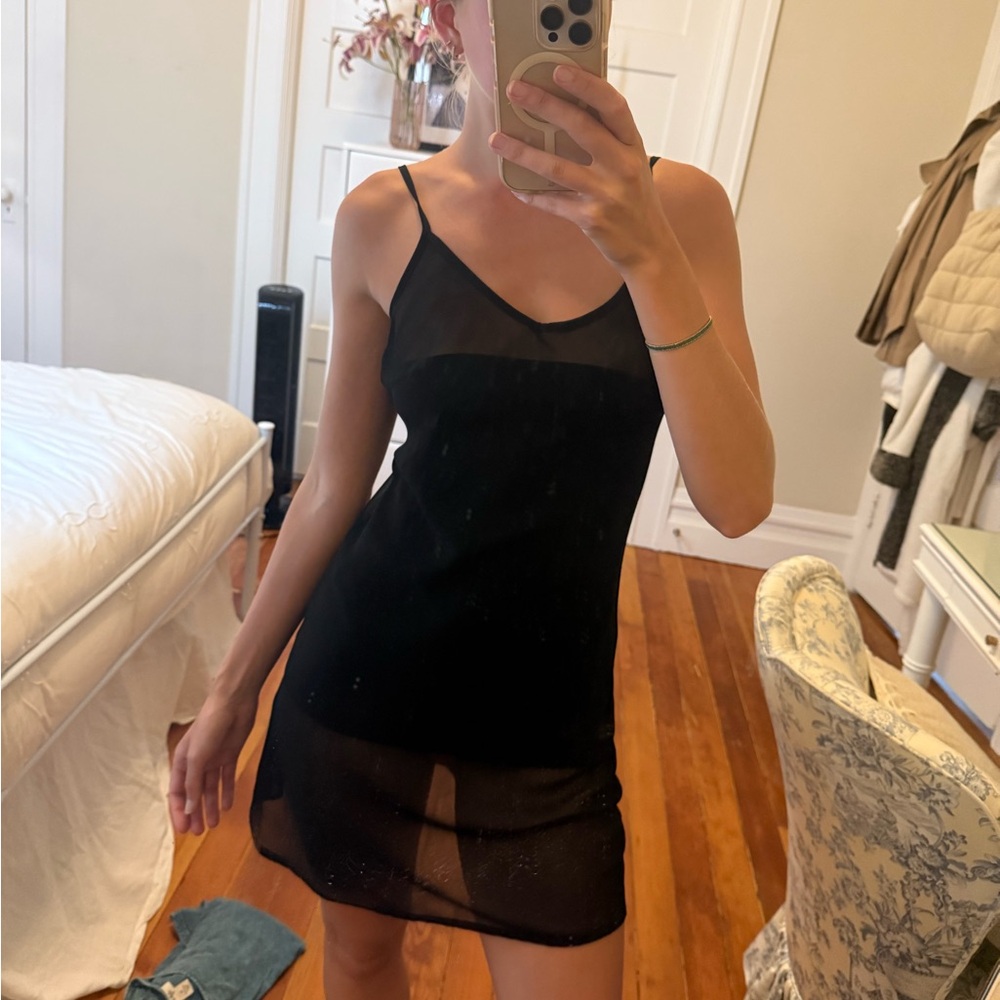 Elegant Black Slip Dress size small